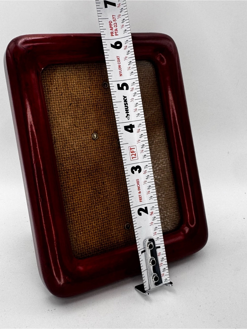 Burgundy red Wood Photo Frame - Classic - Picture 5 of 6